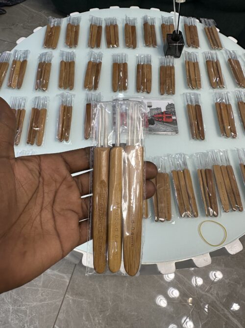 Crochet hooks (wooden handle)