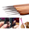 Crochet hooks (wooden handle)